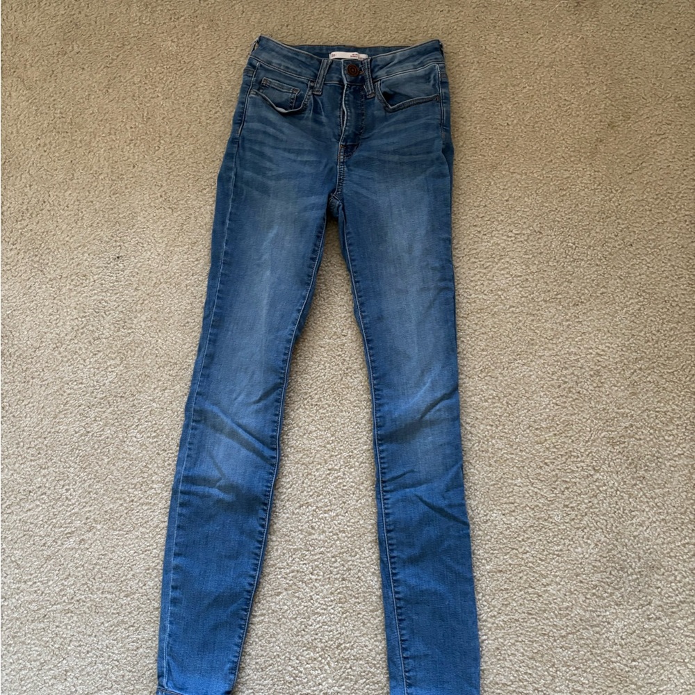 Tilly's Blue Skinny Jeans Classic Style
